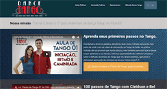 Desktop Screenshot of dancetango.com.br